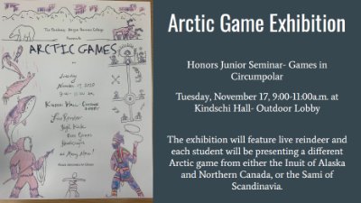 Arctic Games Exhibition poster